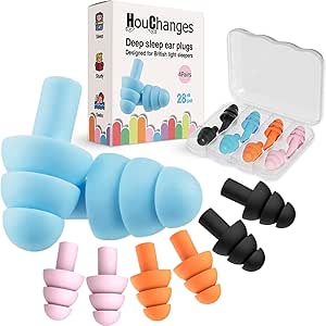 Reusable Silicone Ear Plugs for Sleep